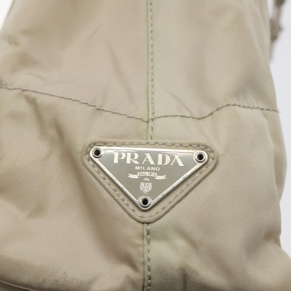 Prada Vintage Tote Tessuto Beige Nylon Tote Bag Bag