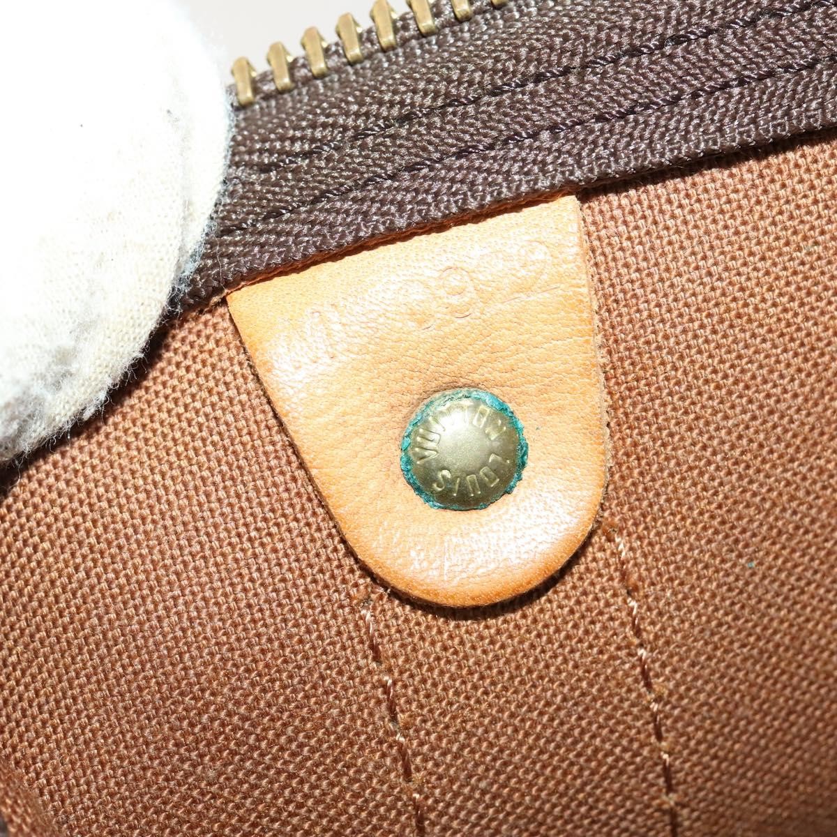 Louis Vuitton Keepall Bag Monogram Canvas Brown Canvas Travel Bag