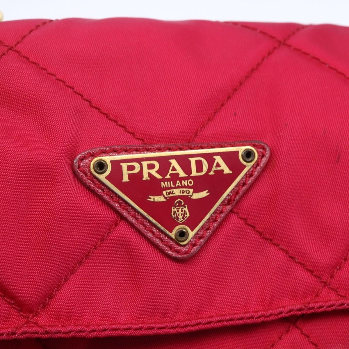 Prada Re-Edition 1995 Chain Tote Quilted Re-Nylon Pink Nylon Shoulder Bag Bag