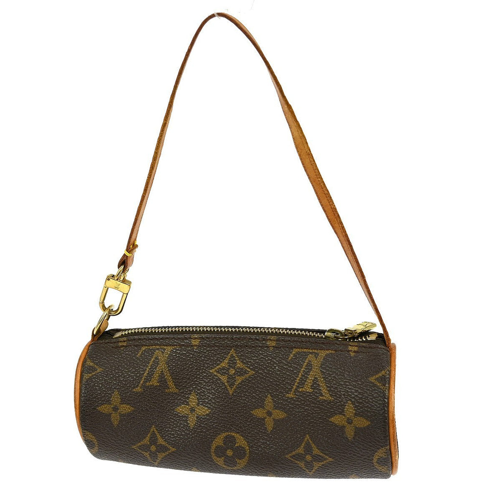 Louis Vuitton Papillon Pochette Monogram Canvas Brown Canvas Clutche & Pouche Bag