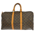 Louis Vuitton Keepall Bag Monogram Canvas Brown Canvas Travel Bag