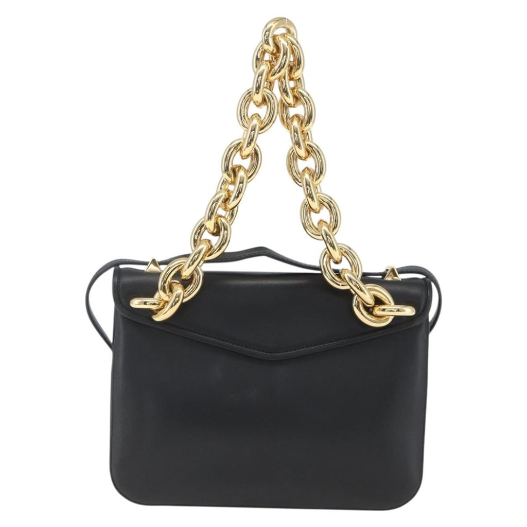 Bottega Veneta Mount Shoulder Bag Leather Black Leather Shoulder Bag Bag