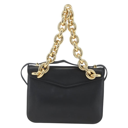 Bottega Veneta Mount Shoulder Bag Leather Black Leather Shoulder Bag Bag