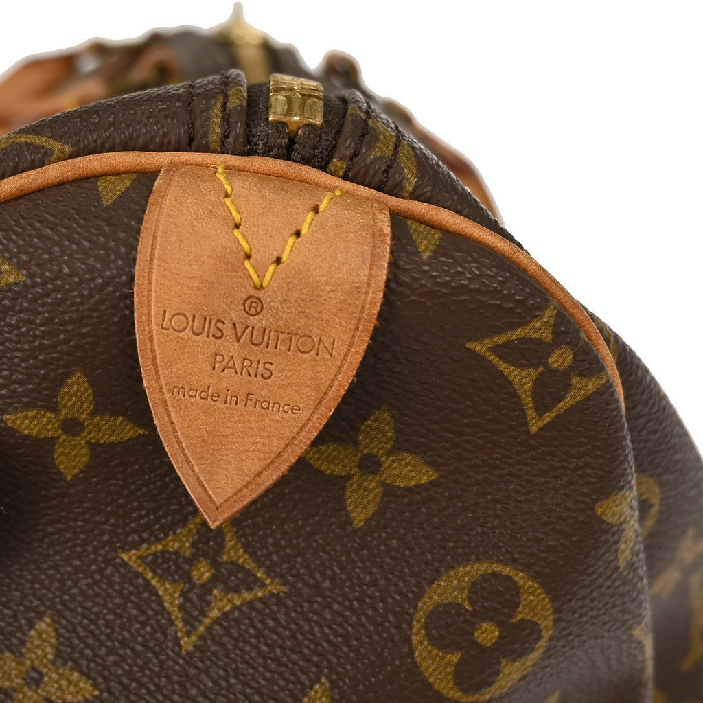 Louis Vuitton Keepall Bag Monogram Canvas Brown Canvas Travel Bag