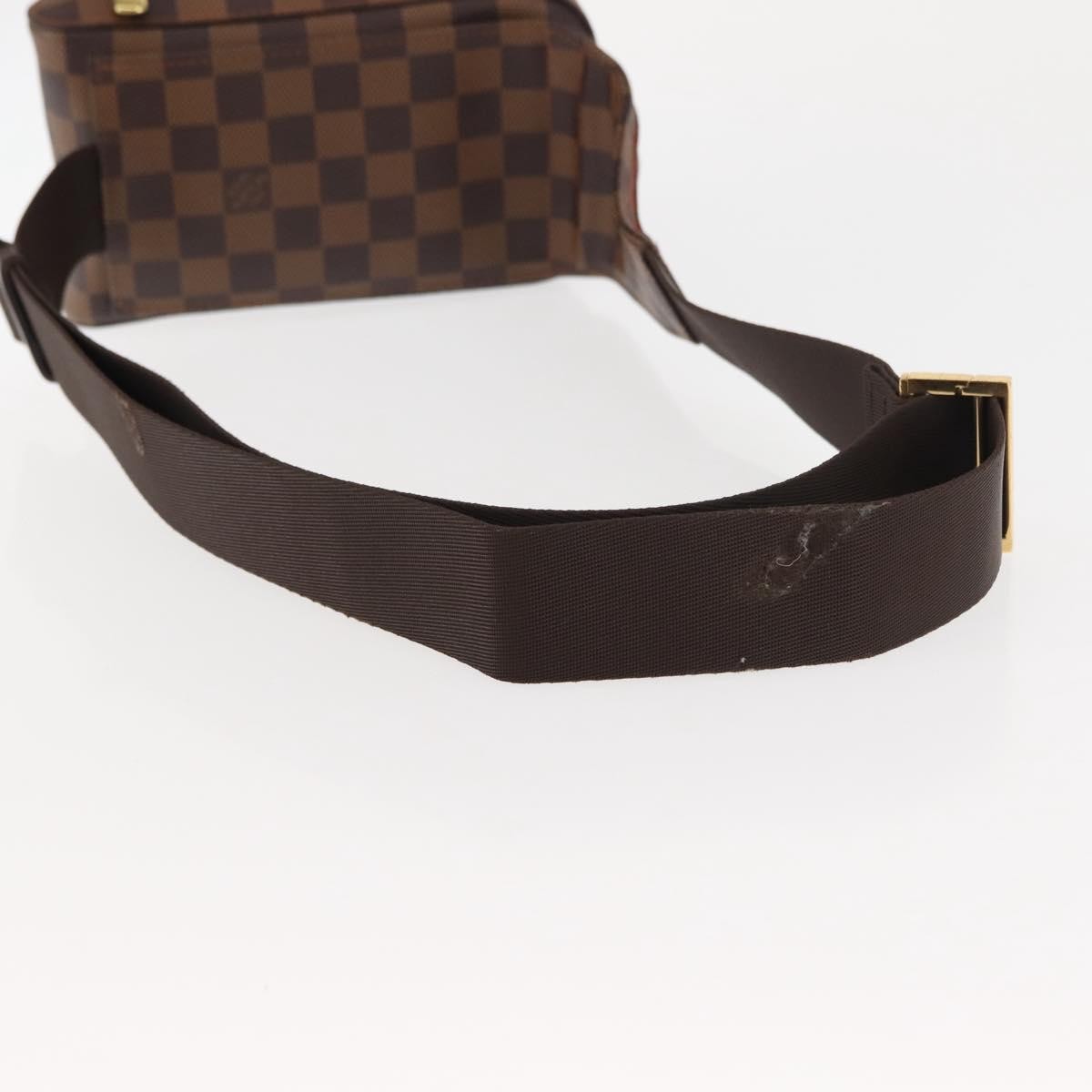 Louis Vuitton Geronimos Waist Bag Damier Brown Canvas Shoulder Bag