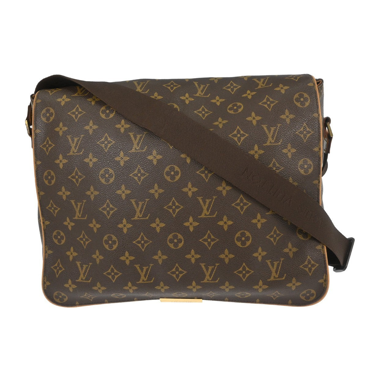 Louis Vuitton Abbesses Messenger Bag Monogram Canvas Brown Canvas Shoulder Bag