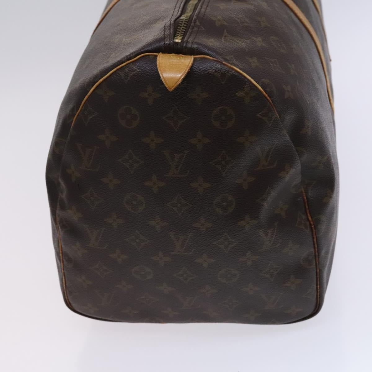 Louis Vuitton Keepall Bag Monogram Canvas Brown Canvas Travel Bag