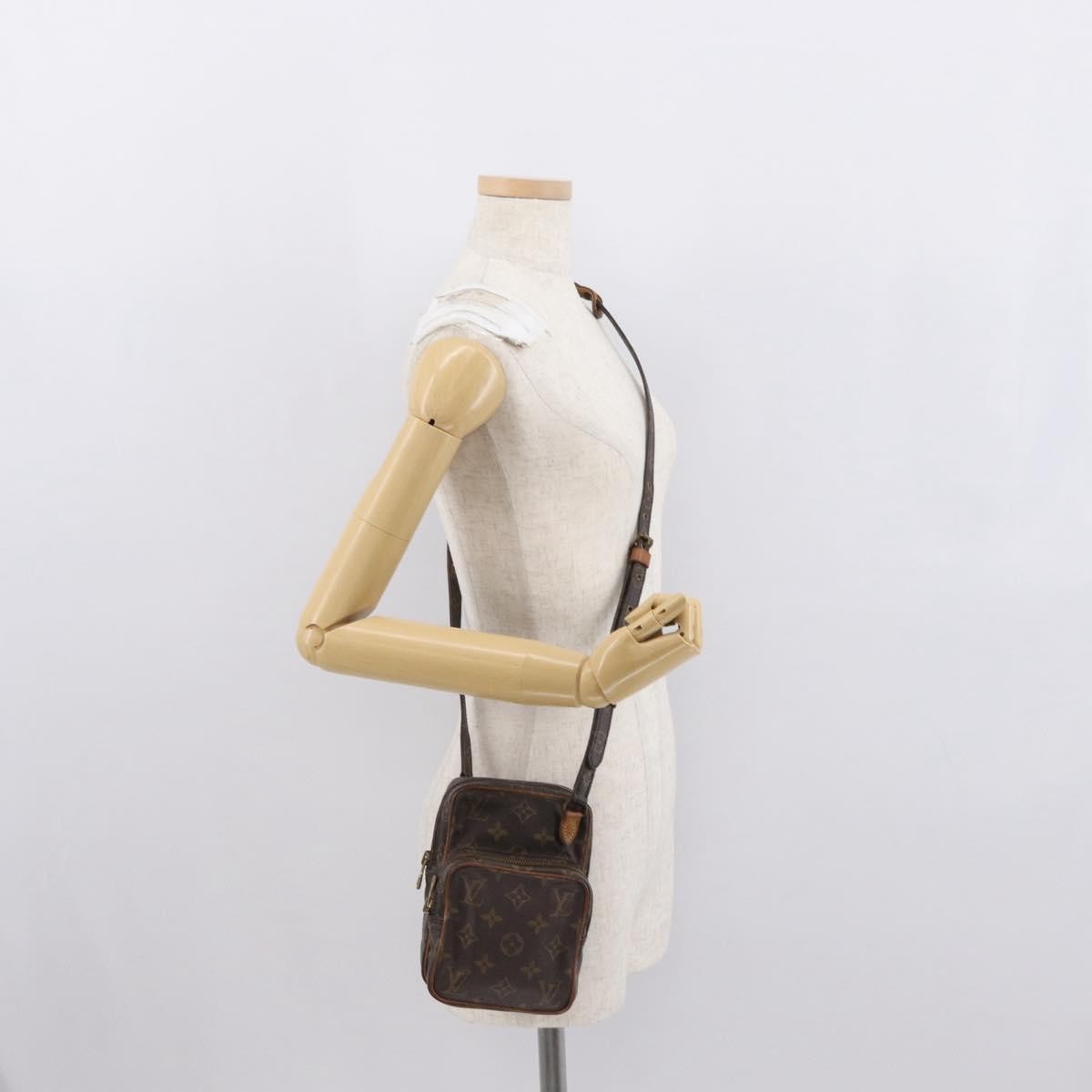 Louis Vuitton Amazone Bag Monogram Canvas Brown Canvas Shoulder Bag