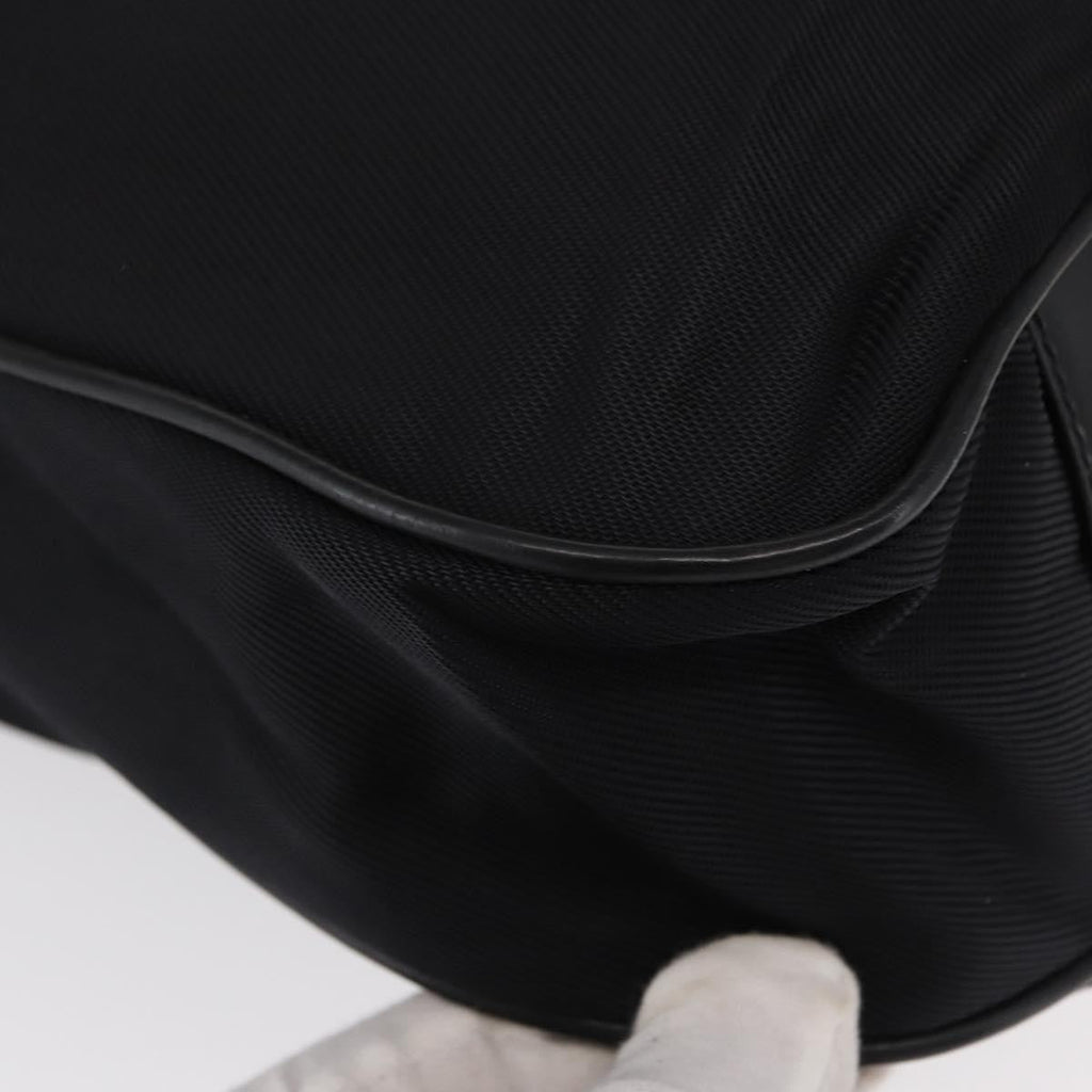 Gucci Vintage Bamboo Shoulder Bag Canvas Black Canvas Shoulder Bag Bag (Pre-Owned)