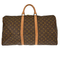 Louis Vuitton Keepall Bag Monogram Canvas Brown Canvas Travel Bag