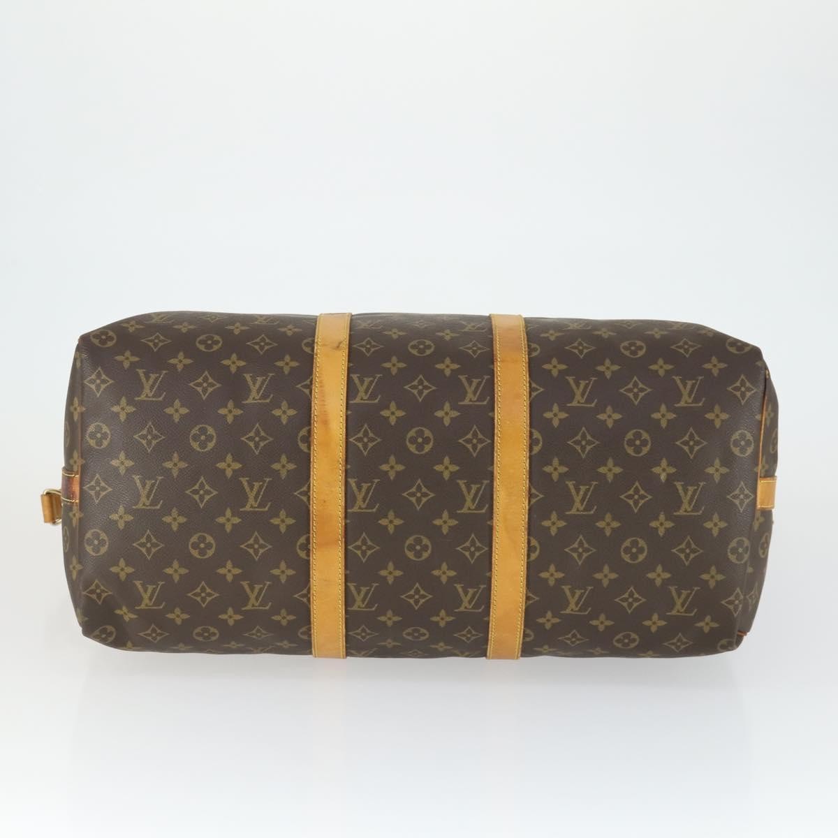 Louis Vuitton Keepall Bag Monogram Canvas Brown Canvas Travel Bag