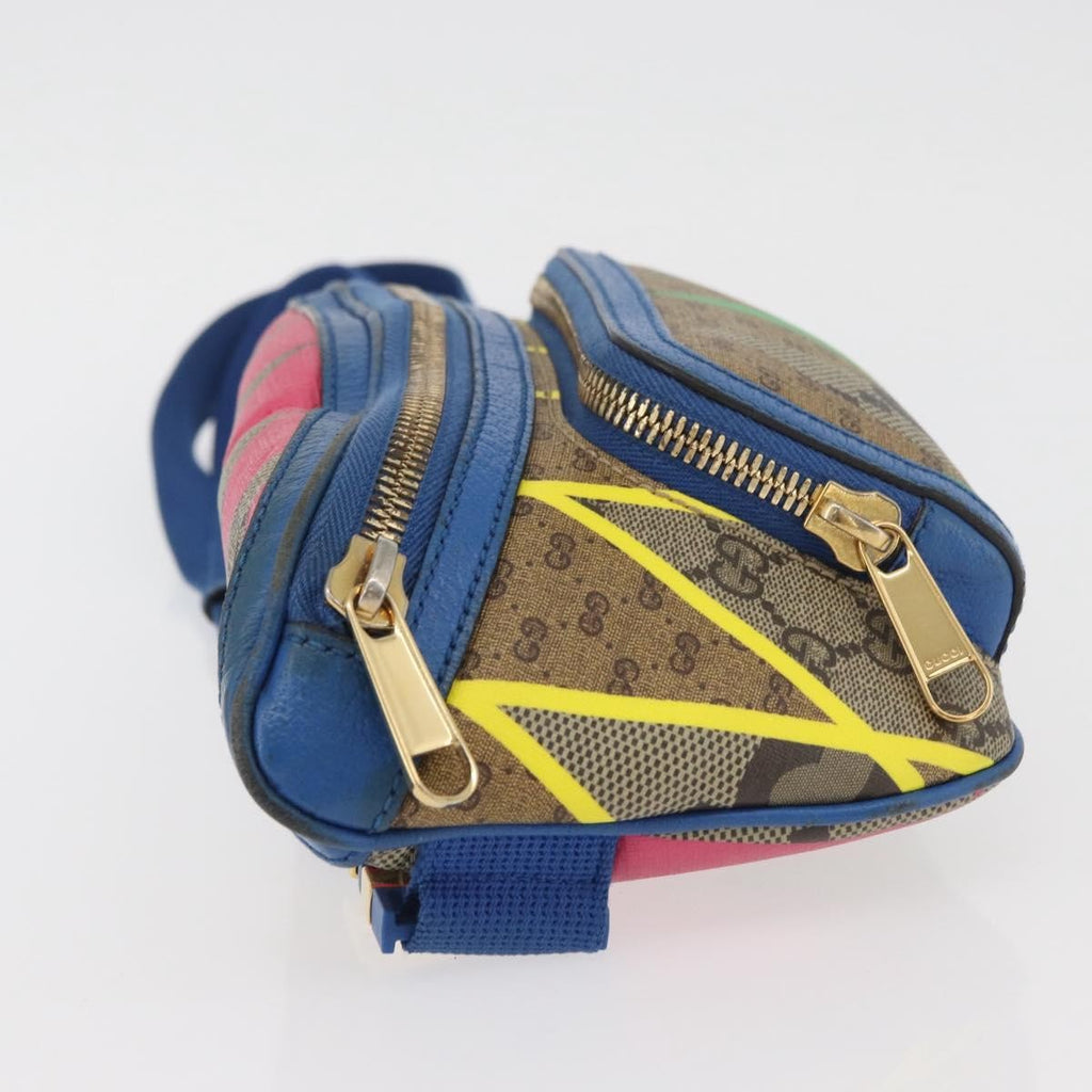 Gucci Gg Supreme Belt Bag Gg Coated Canvas And Leather Multicolour Pvc Crossbody Bag Bag (Pre-Owned)