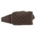 Louis Vuitton Geronimos Waist Bag Damier Brown Canvas Clutche & Pouche Bag