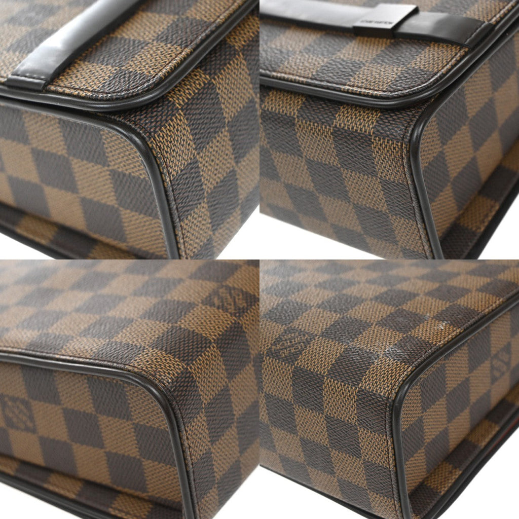 Louis Vuitton Tribeca Handbag Damier Brown Leather Shoulder Bag