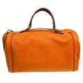 Gucci Soho Boston Bag Leather Orange Leather Handbag (Pre-Owned)