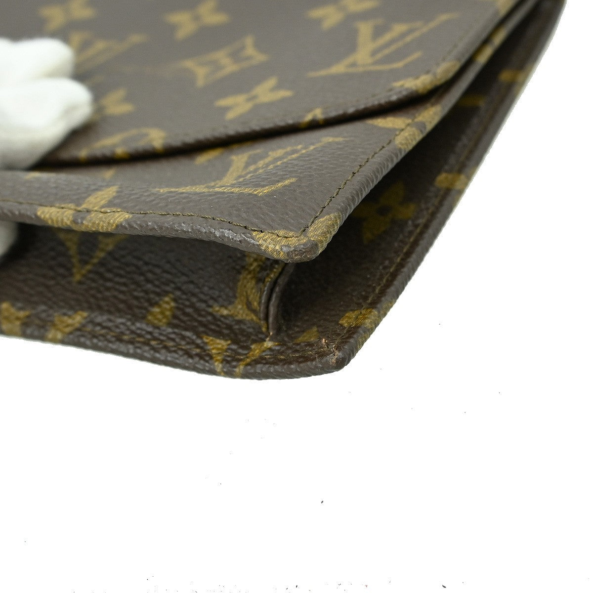 Louis Vuitton Pochette Rabat Monogram Canvas Brown Canvas Clutche & Pouche Bag
