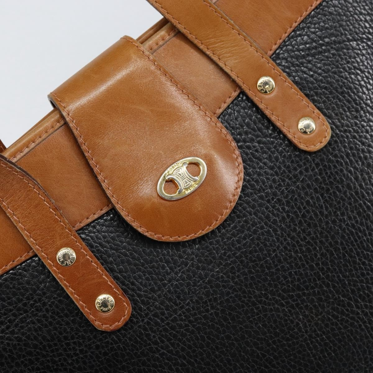 Celine Tote Bag Leather Black Leather Tote Bag Bag