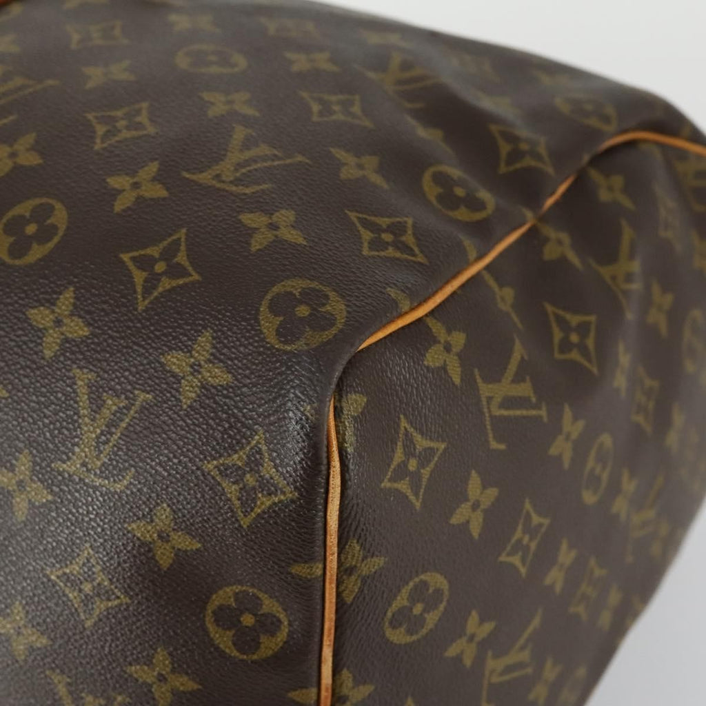 Louis Vuitton Keepall Bag Monogram Canvas Brown Canvas Travel Bag