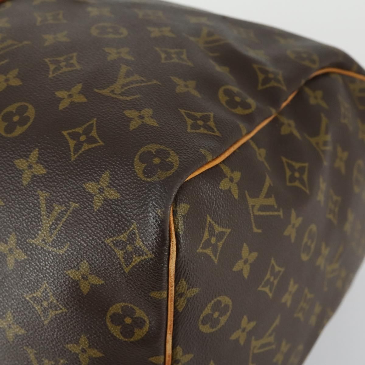 Louis Vuitton Keepall Bag Monogram Canvas Brown Canvas Travel Bag