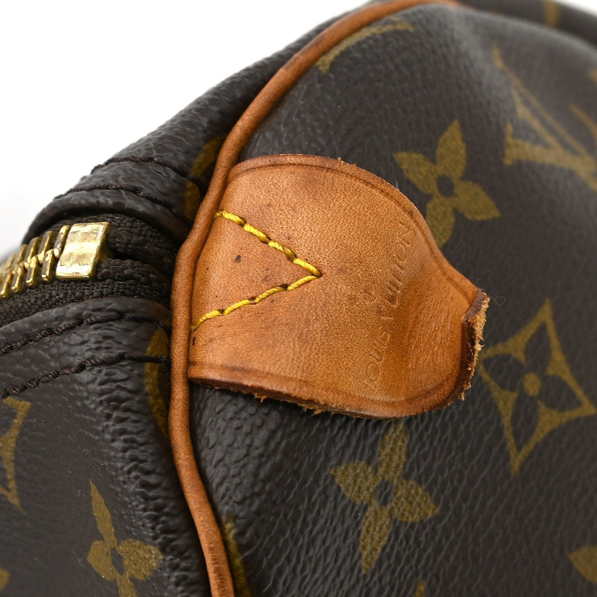 Louis Vuitton Keepall Bag Monogram Canvas Brown Canvas Travel Bag