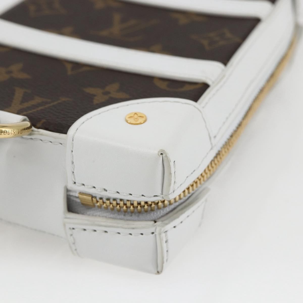 Louis Vuitton X Nba Soft Trunk Phone Box Monogram Canvas White Canvas Clutche & Pouche Bag