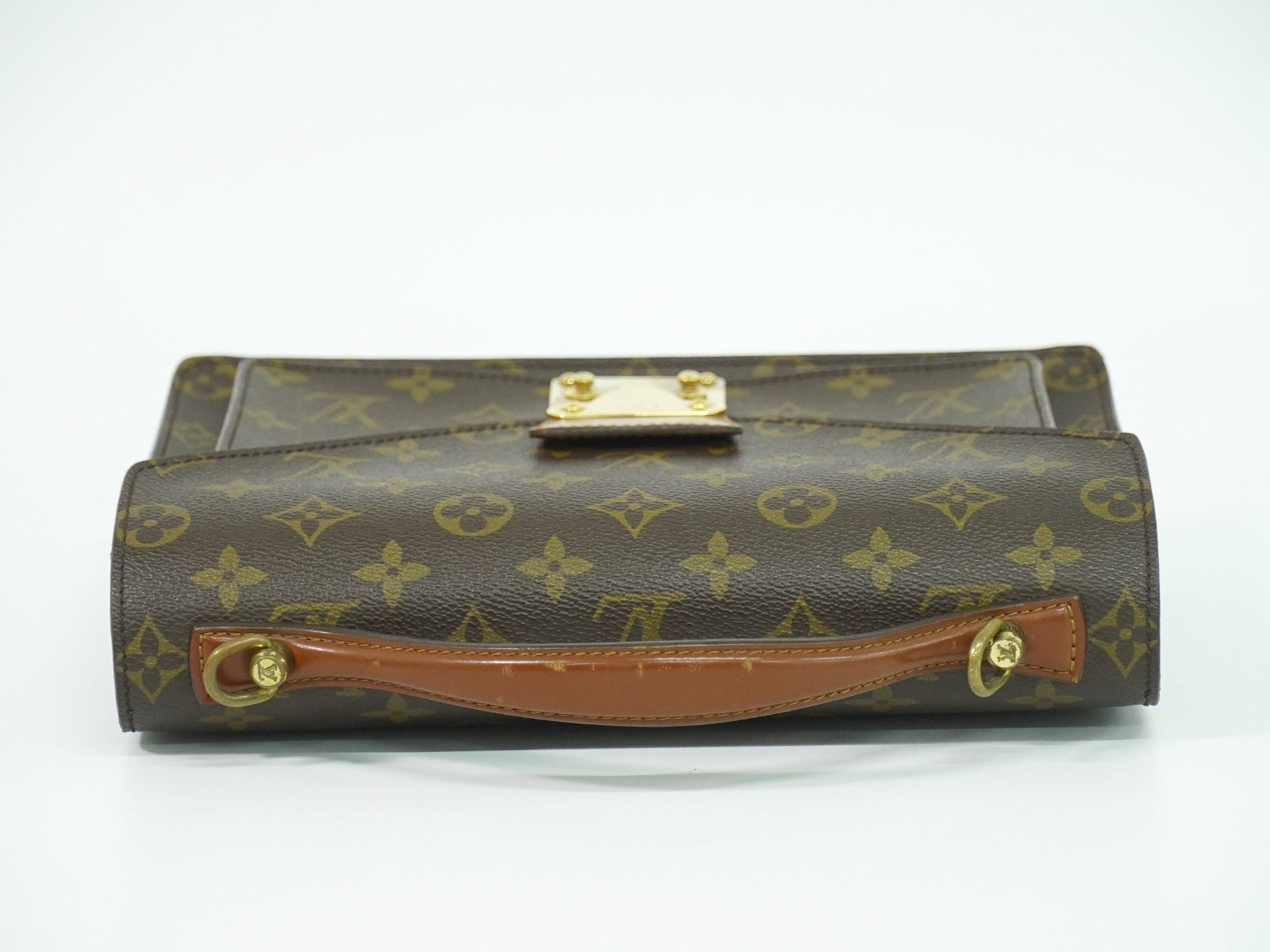Louis Vuitton Monceau Handbag Monogram Canvas Brown Canvas Handbag