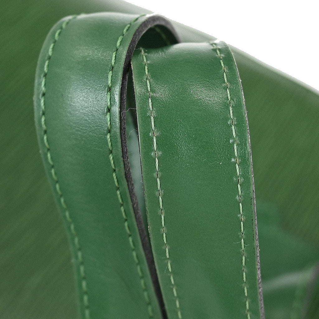 Louis Vuitton Lussac Handbag Epi Leather Green Leather Shoulder Bag