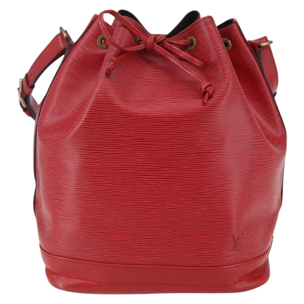 Louis Vuitton Noe Handbag Epi Leather Red Leather Shoulder Bag