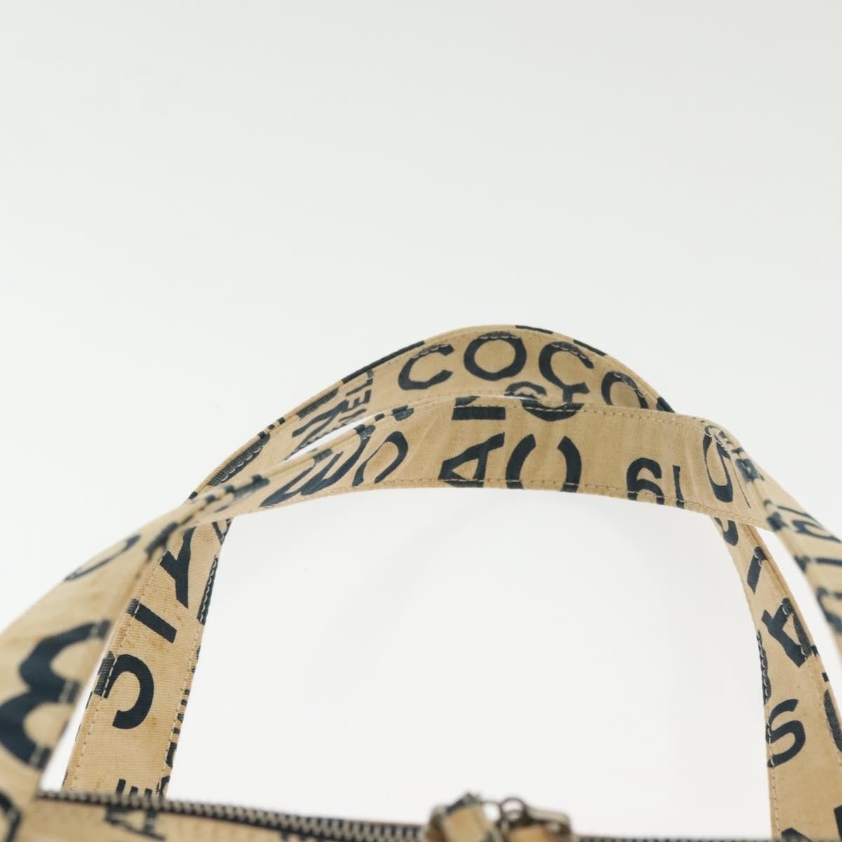 Chanel Cambon Canvas White Canvas Bag