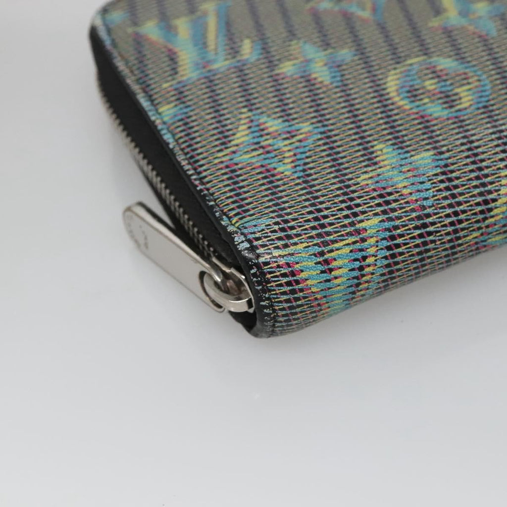 Louis Vuitton Zippy Wallet Nm Monogram Lv Pop Green Canvas Wallets Accessory