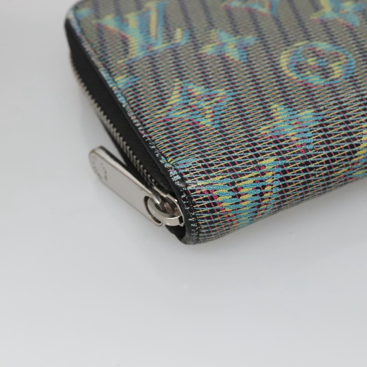 Louis Vuitton Zippy Wallet Nm Monogram Lv Pop Green Canvas Wallets Accessory