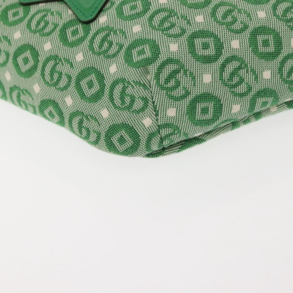 Gucci Waist Pouch Belt Bag Gg Canvas Green Canvas Clutche & Pouche Bag (Pre-Owned)