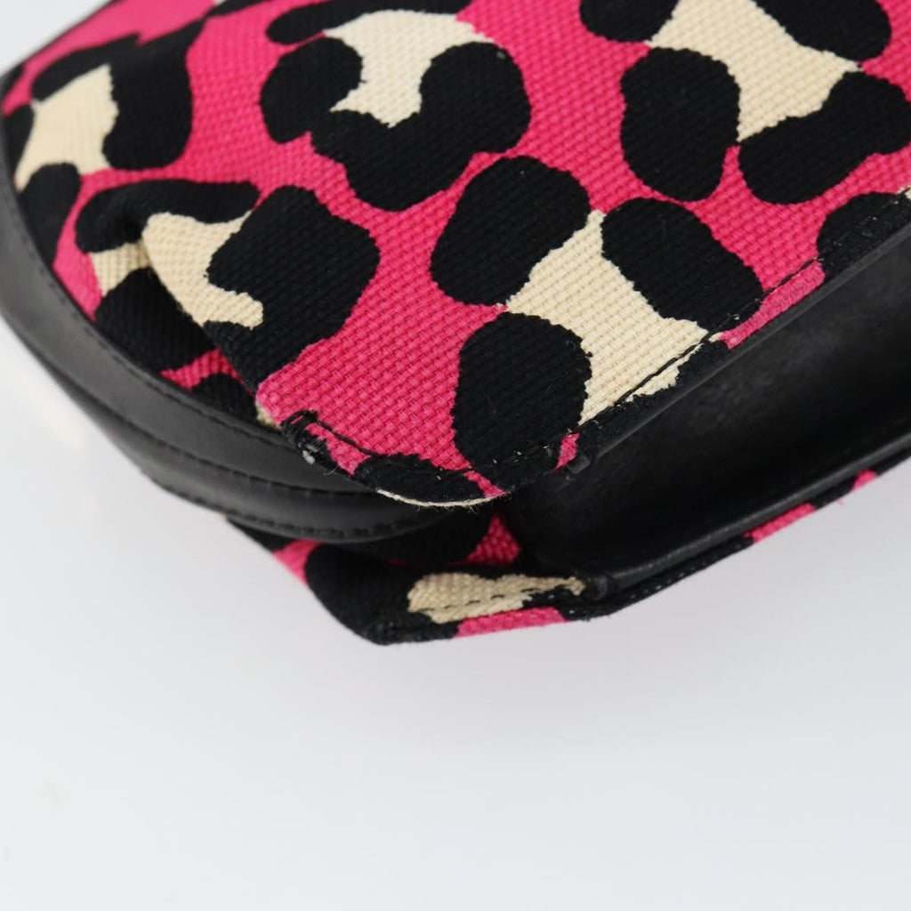 Bottega Veneta Vintage Shoulder Bag Canvas Pink Canvas Shoulder Bag Bag