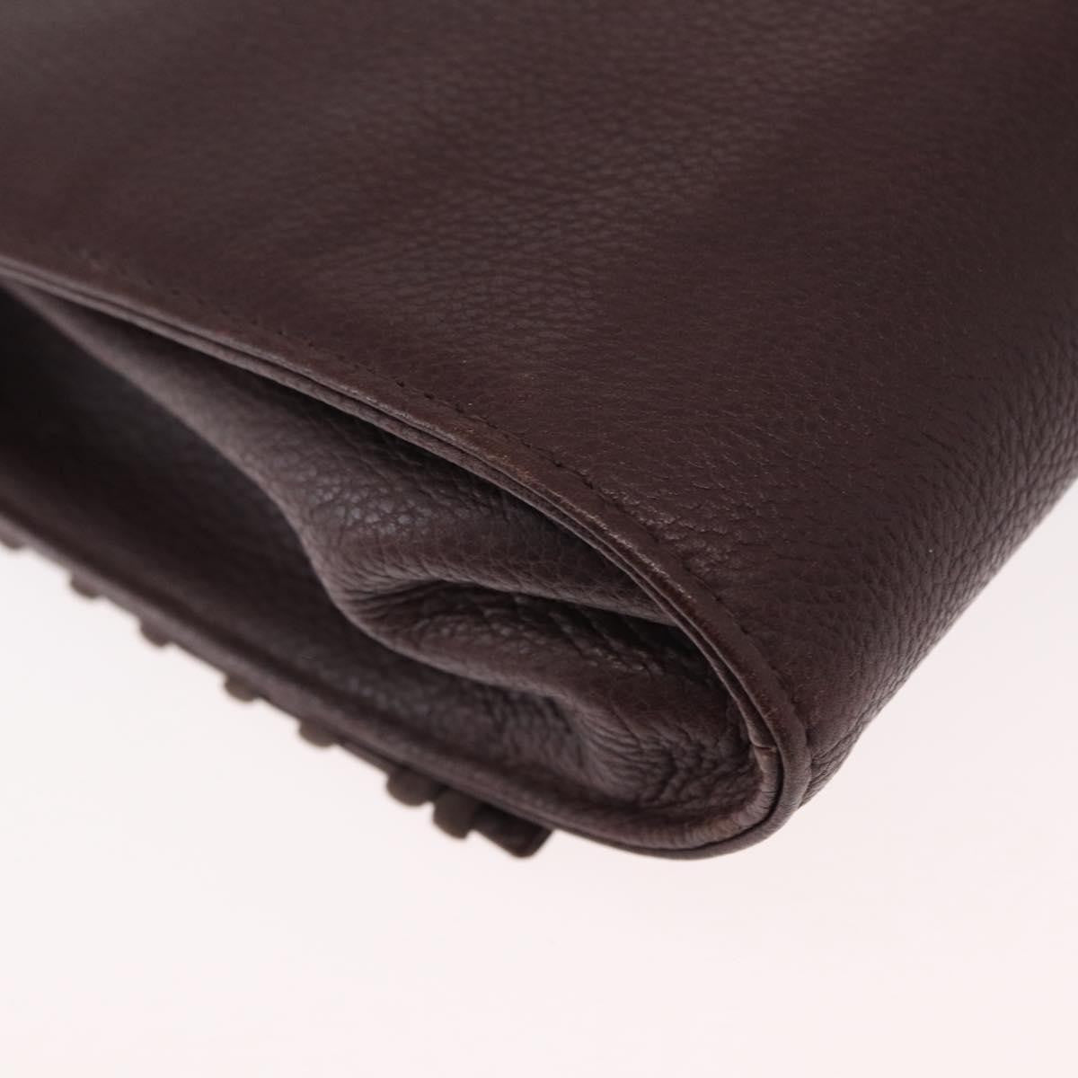 Saint Laurent Vintage Shoulder Bag Leather Purple Leather Shoulder Bag Bag (Pre-Owned)