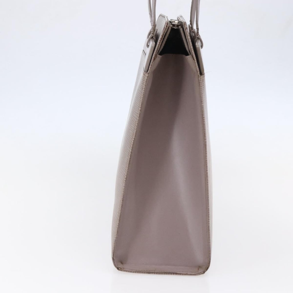 Louis Vuitton Croisette Handbag Epi Leather Purple Leather Tote Bag