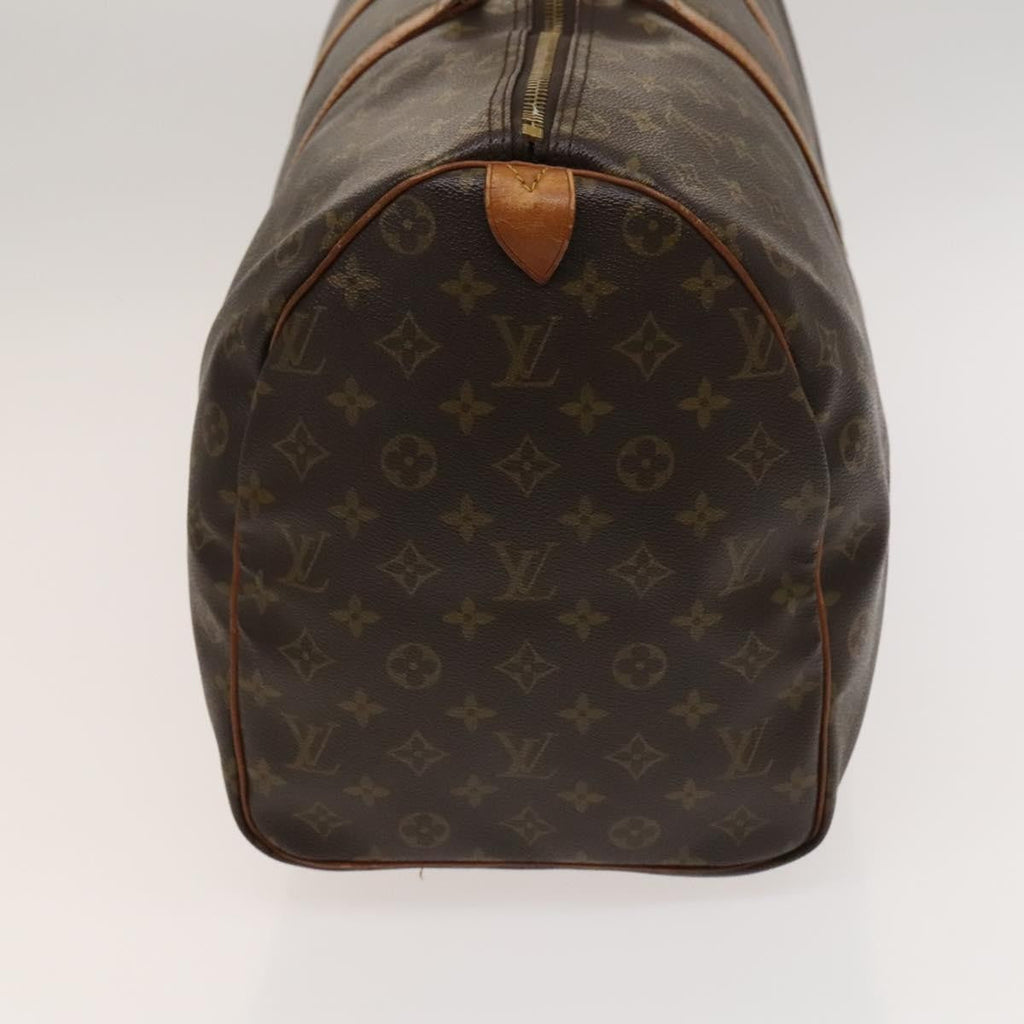 Louis Vuitton Keepall Bag Monogram Canvas Brown Canvas Travel Bag