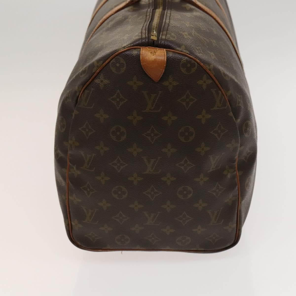 Louis Vuitton Keepall Bag Monogram Canvas Brown Canvas Travel Bag