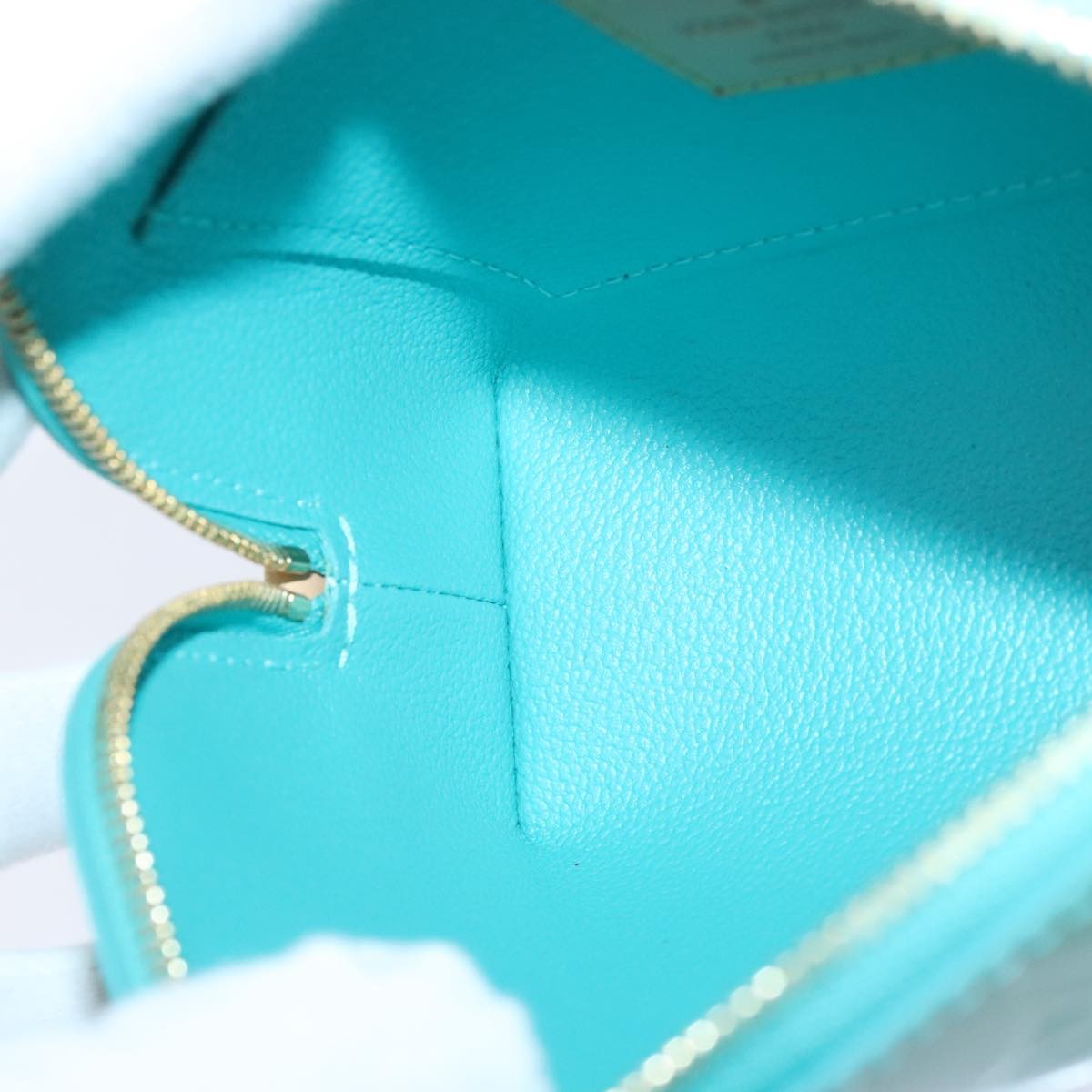 Louis Vuitton Cosmetic Pouch Monogram Vernis Blue Patent_Leather Clutche & Pouche Bag