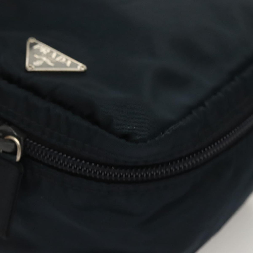 Prada Zip Around Toiletry Bag Tessuto Navy Nylon Clutche & Pouche Bag