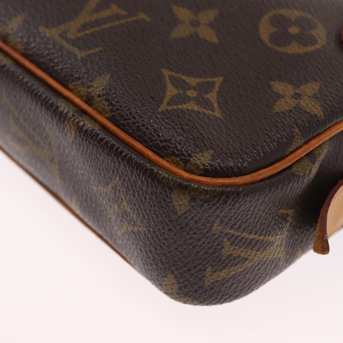 Louis Vuitton Pochette Marly Bandouliere Bag Monogram Canvas Brown Canvas Shoulder Bag