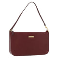 Burberry Vintage Shoulder Bag Leather Burgundy Leather Shoulder Bag