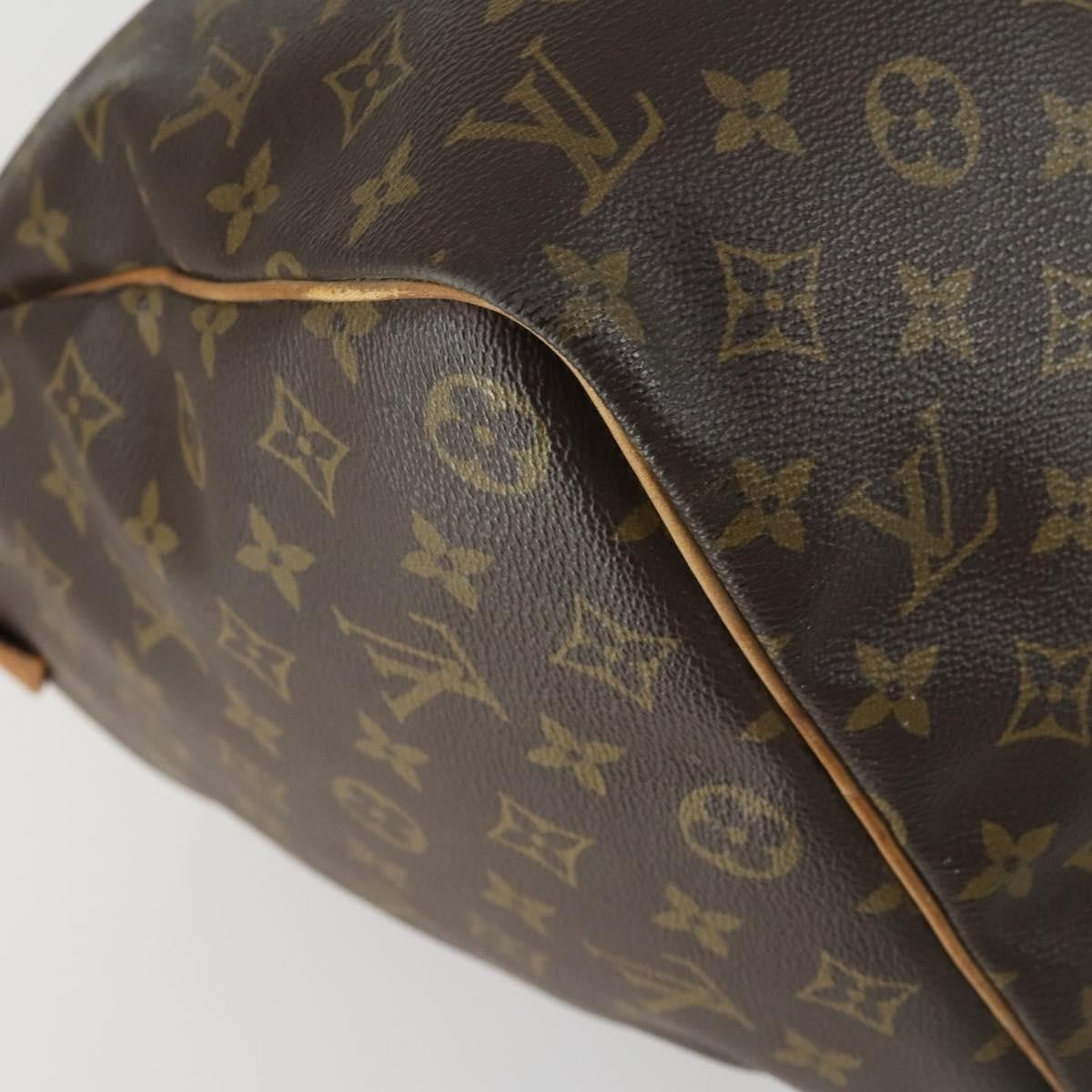 Louis Vuitton Keepall Bag Monogram Canvas Brown Canvas Travel Bag