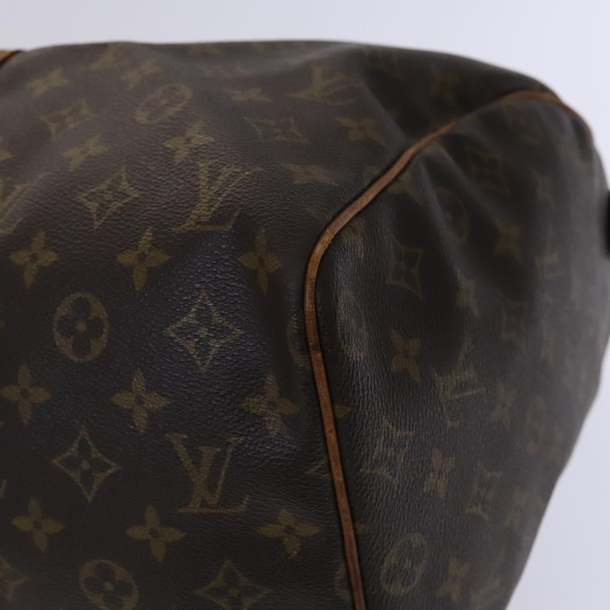 Louis Vuitton Keepall Bag Monogram Canvas Brown Canvas Travel Bag