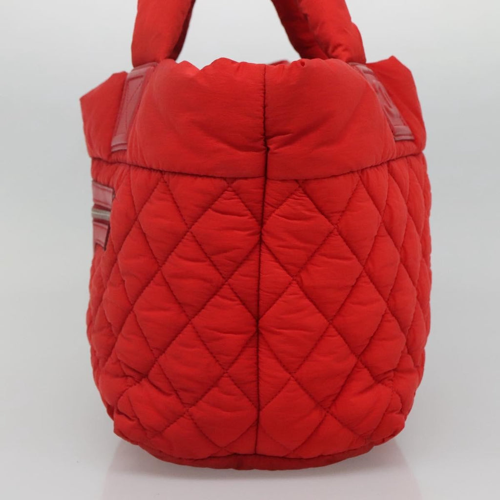 Chanel Coco Cocoon Reversible Tote Quilted Nylon Red Nylon Tote Bag Bag