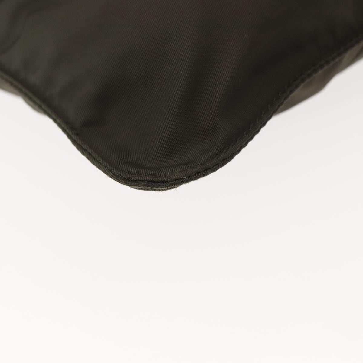 Prada Front Pocket Messenger Bag Tessuto Khaki Nylon Shoulder Bag Bag