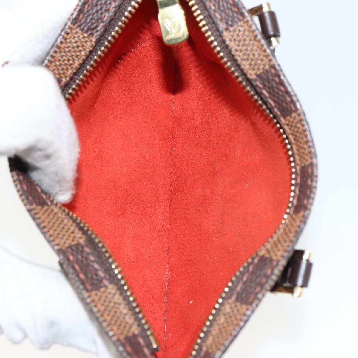 Louis Vuitton Manosque Pochette Damier Brown Canvas Clutche & Pouche Bag