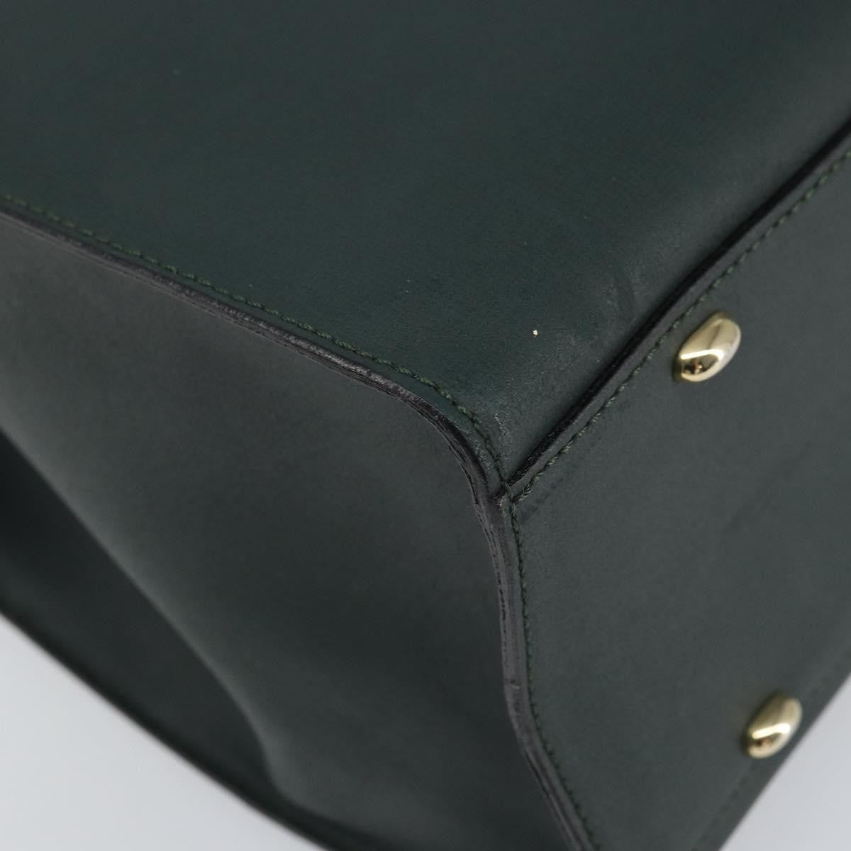 Celine Tote Bag Leather Green Leather Tote Bag Bag