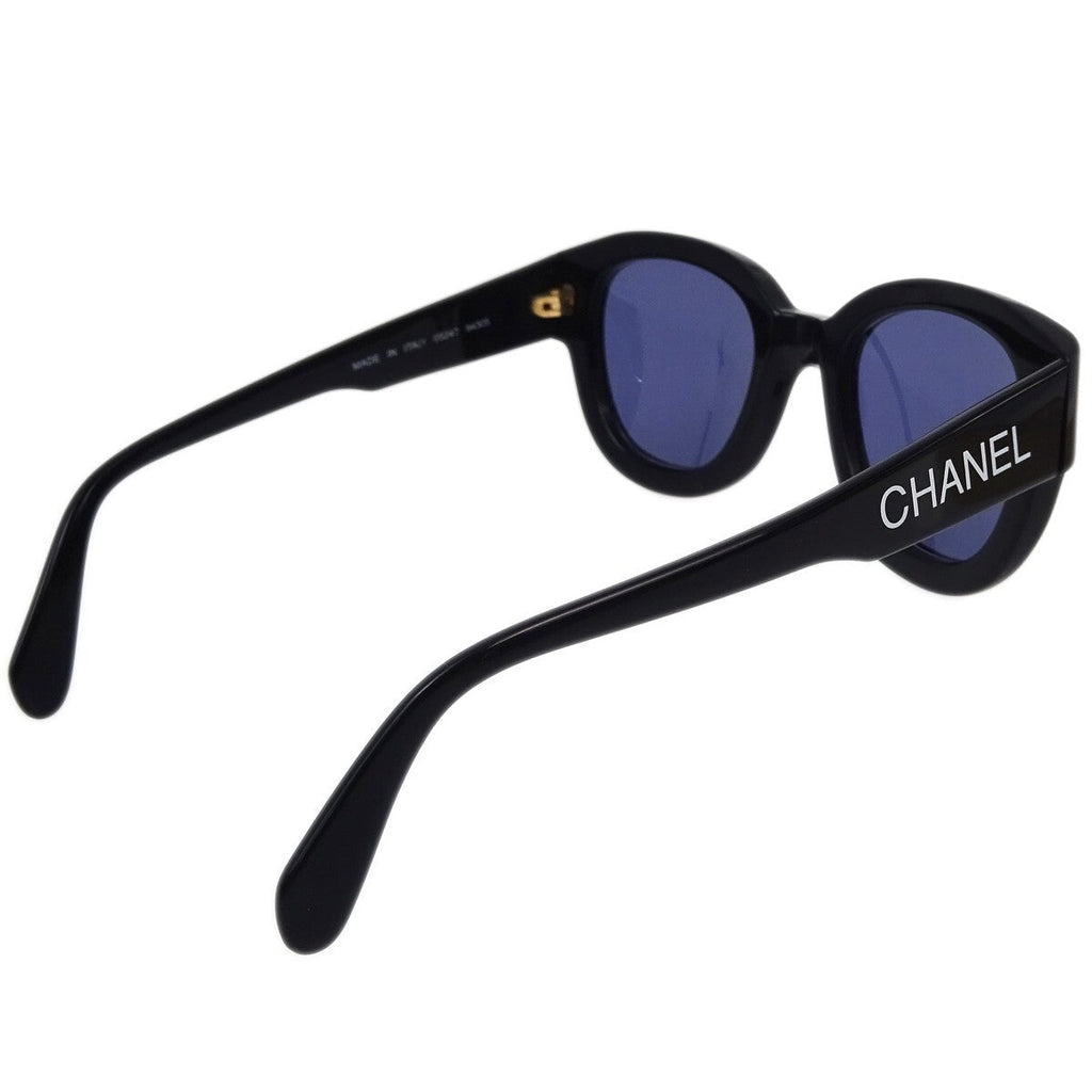 Chanel Chanel Logo Sunglasses Eye Wear Plastic Black Plastic Sunglasse Accessory