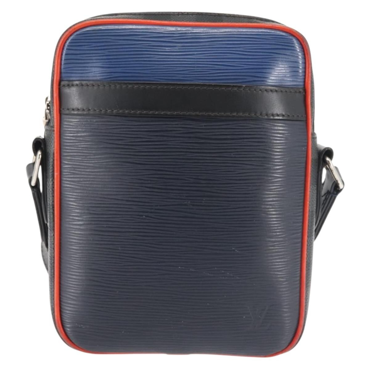 Louis Vuitton Danube Handbag Epi Leather Navy Leather Bag
