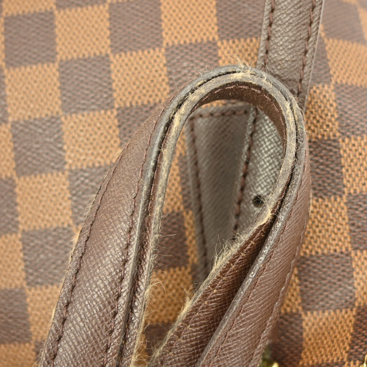 Louis Vuitton Marais Bucket Bag Damier Brown Canvas Tote Bag